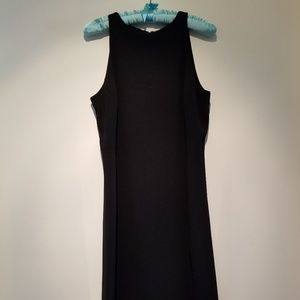 Armani Colleczioni Black Wool Crepe Dress Sz 6